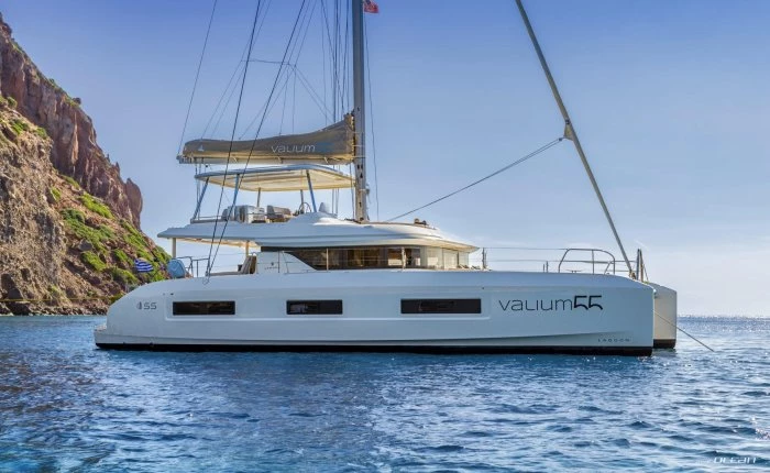 Armada of Lagoon 55 luxury catamarans in Greece | OCEAN'S NINE | News | Luxury Yachts Charter